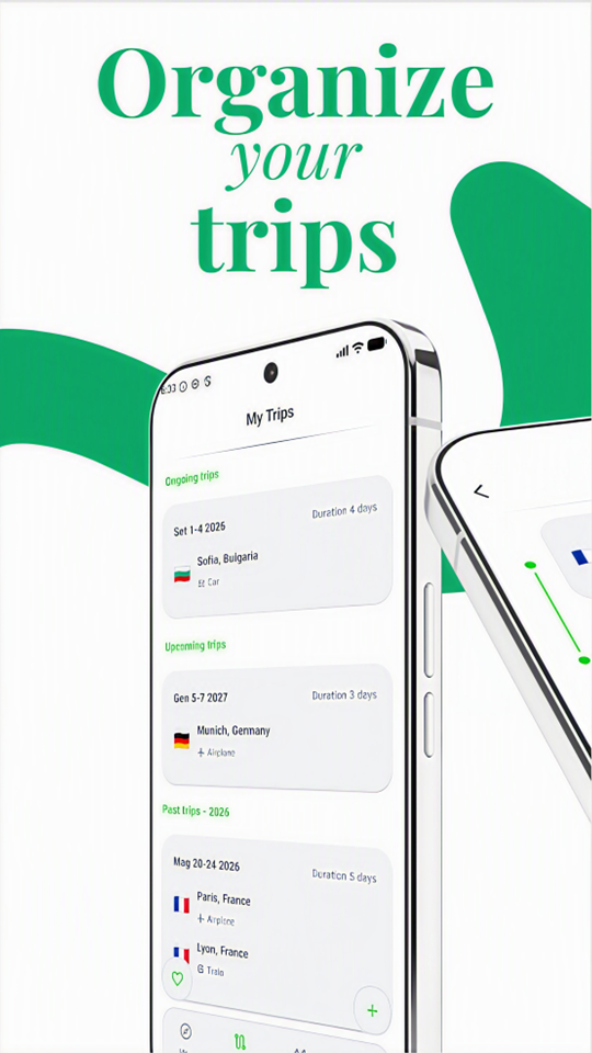 Organize your trips